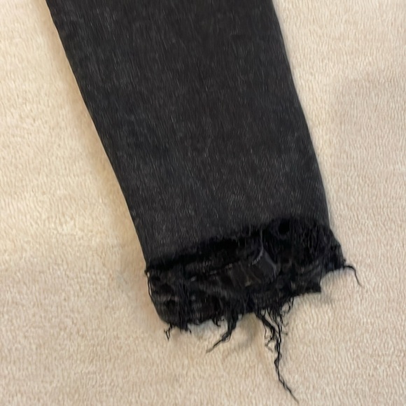 American Eagle Distressed Next Level Stretch Jeggings in black size 6 long - Picture 9 of 10